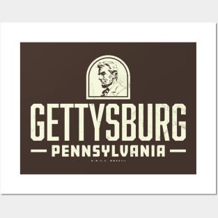 Vintage Gettysburg Pennsylvania Posters and Art